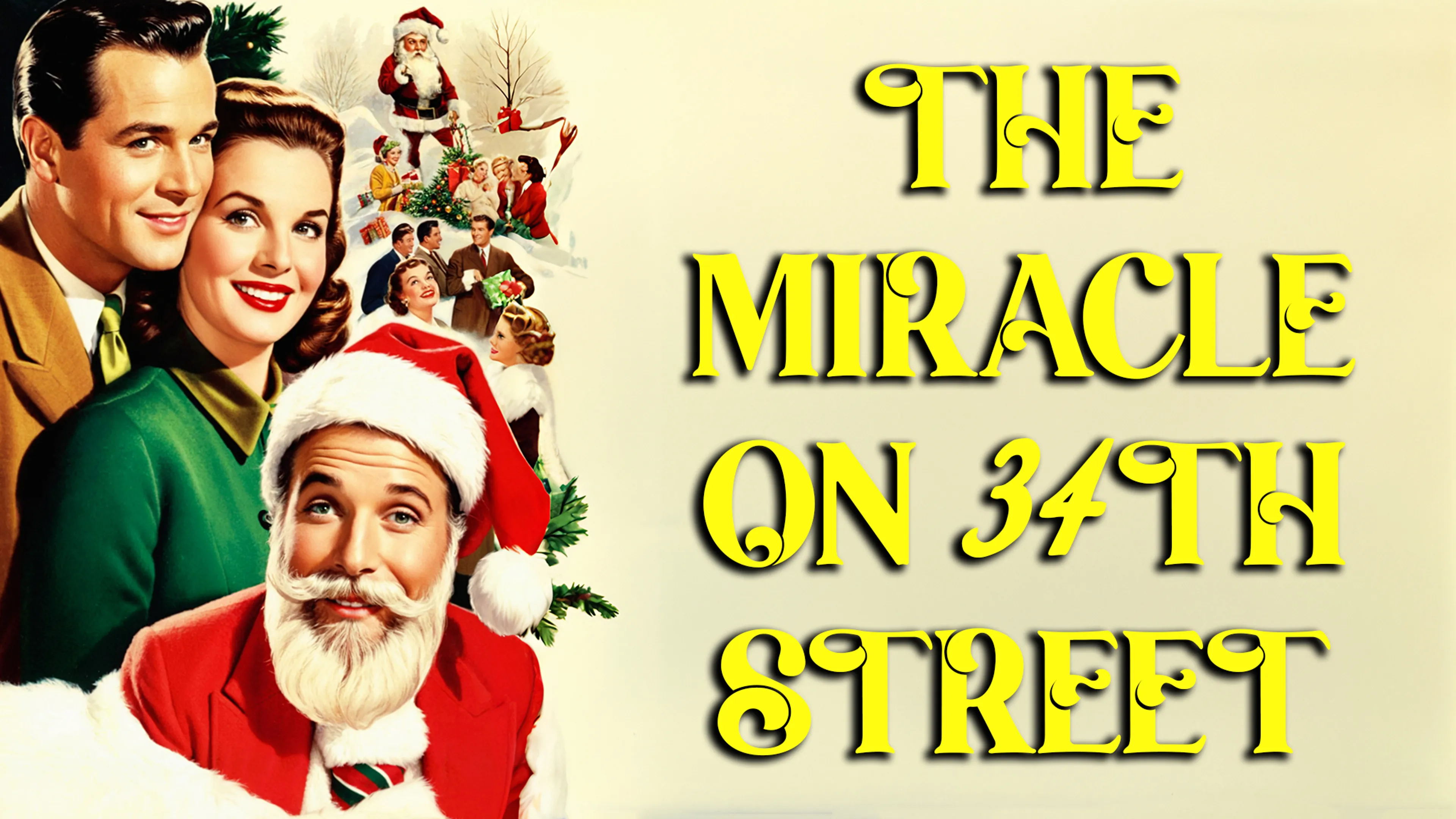 The Miracle on 34th Street poster